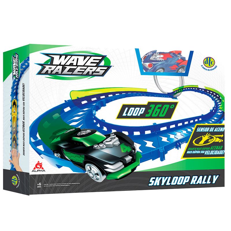 Veículo e Pista - Wave Racers - Skyloop Rally - DTC - PBKIDS Mobile
